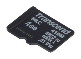 MicroSD, MicroSDHC MLC, Transcend A1, U1 USD410M 85 °C -25 °C