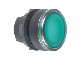 NAPĘD PRZYCISKU PUSH-PUSH KR.LED ZIELONY