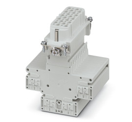 Złącze kostki zaciskowej 40-żyłowe Phoenix Contact rozmiar żyły 20 → 16 AWG Wciskane Poliamid Montaż na panelu