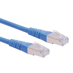 Kabel Ethernet Cat6 długość 500mm Z zakończeniem Roline PVC