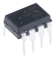 Transoptor HCPL-2611-000E z tranzystorem 1-kanałowy DC DIP 8 Broadcom