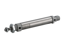 Cylinder okrągły skok: 100mm EMERSON ? AVENTICS Ø 16mm dwustronnego działania Action Amortyzacja pneumatyczna