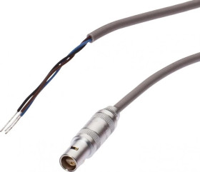 VKA000L4, Kabel połączeniowy, 10 m, żeński Lemo-mini (gniazdo) 3-pinowy prosty, wolny koniec żyły, 3-przewodowy