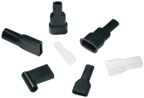 HellermannTyton 632-01040 Tulejka zapobiegająca zginaniu HV2104 PVC-FR BK 1000, (D x S x W) 28.5 x 13 x 13 mm, PCW, 1 sz