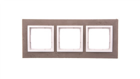 Simon 54 Nature Ramka Potrójna Beton - La Stryko Drn3/95