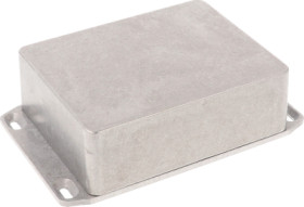 Aluminum die cast enclosure, (L x W x H) 119 x 94 x 42 mm, natural, IP54, 1590BBSFL
