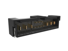 Listwa stykowa PCB 7-pinowe ComboLock raster: 1 mm Kąt prosty 2-rzędowe Amphenol Communications Solutions Powierzchnia