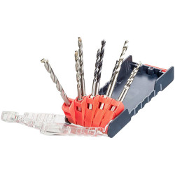 kwb 109155 HSS Drill Bit Set 9pcs 3-8mm with 1/4&quot; Hex Adapter