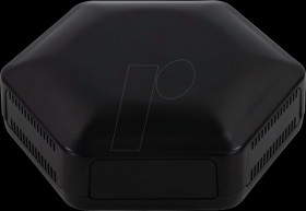 CBHEX1-24-BK Black Hex-Box IoT package with 2 and 4 vented elements