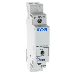 Lampka sygnalizacyjna 1-fazowa czerwona 230V AC/DC na szynę TH35 Z-EL/R230 284921 Eaton Electric