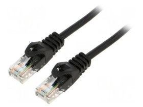 PCU6-10CU-1000-BK Patch cord U/UTP Cat: 6 RJ45 wtyk z obu stron linka Cu 10m