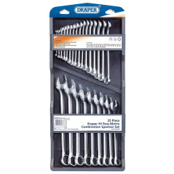Draper 26696 Hi-Torq&#xAE; Metric Combination Spanner Set (25 Piece)