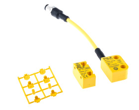 Bezdotykowy wyłącznik bezpieczeństwa, 24 V DC, IP67, IP6K, IP9K, 26,4 x 37 x 18 mm, Kategoria 4 (EN ISO 13849-1), Pilz