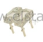 LED SuperFlux; żółta; płaska; jasność 600 - 800 mc