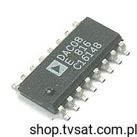 DAC08EC 8Bit DA Converter Fast SMD-SO16 AD