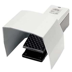 Przycisk nożny pojedynczy bez osłony bez samopowrotu szary metal 1Z 1R 1 krok IP65 3SE2912-2AA20