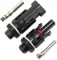 Złącze MC4 fotowoltaiczne do rozdzielnic 1000V DC 32A ( + i - ) solarne złaczki MC4 IP67 - komplet