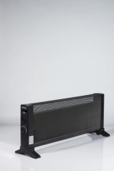 Grzejnik elektryczny 750W / 1500W czarny VO0287