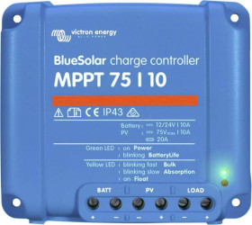 Solarny regulator ładowania Victron Energy SCC075010060R MPPT 12 V, 24 V 10 A