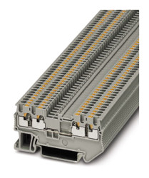 Blok zacisków przelotowych Phoenix Contact poziomy: PojedynczyWciskane PT 1.5/S-QUATTRO BK 17.5A 500 V