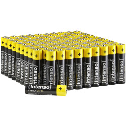 Intenso 7501511 Energy Ultra AAA Batteries 1250mAh 1.5V Pack of 100