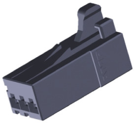 Obudowa złącza 3-pinowe -rzędowe raster: 2.5mm TE Connectivity Żeński Montaż na kablu Dynamic 2000 Złącza Dynamic