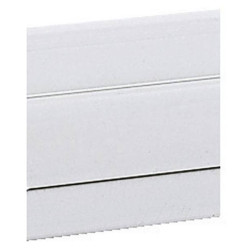 Legrand 001691 Shoe Moulding Plastic Grey 1m x 45mm Snap-On Light Grey