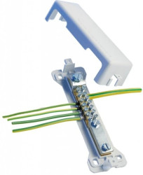 Szyna wyrównawcza 7x2,5-25mm2 + 1x12mm, 1xpłaskownik 300V, 100kA (10/350) Typ944