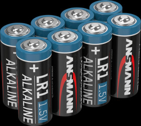 1520-0013 Alkaline battery, LR1, 8 pcs.