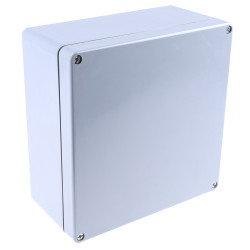 Obudowa PET szerokość zew. 250 mm długość zew. 255 mm wys. zew. 120 mm RS PRO IP66 Szary