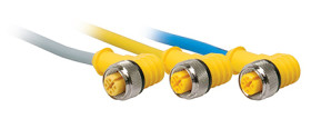 Przewód czujnik-siłownik ze złączem Złącze M12 liczba rdzeni 4 długość 3.3m Rodzaj A Żeńskie Złącze B Złącze M12