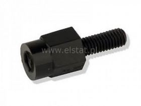 KDA6M3x12 tulejka dystansowa czarna 110stC