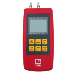 Manometr 5mbar RS PRO ±0.3 % FS ATEX RS 3161-002-00-EX Różnicowy
