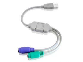 KABEL USB/2*GN PS2 0.7M