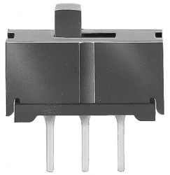 Przełącznik suwakowy, SPST, montaż PCB, 30 V dc, 125V ac, 300 mA przy 125 V AC, 350 mA przy 30 V DC, KNITTER-SWITCH