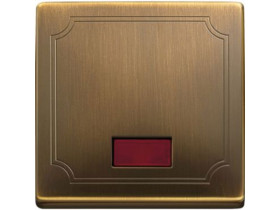 MERTEN D-LIFE Klawisz pojedynczy z dużym okienkiem mosiądz antyk MTN411843 SCHNEIDER ELECTRIC