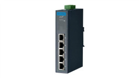 Przemysłowy Switch Z Portami Poe - 1 Port Gigabitowy (Rj-45), 4 Porty Fe...