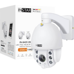 INSTAR 14092 IN-9420 CCTV Camera Pan/Tilt 2560x1440p Dual LEDs PoE