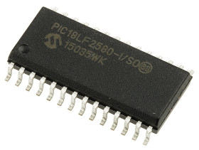 Mikrokontroler Microchip PIC18F SOIC 28-pinowy Montaż powierzchniowy PIC 32 kB, 256 B 8bit CAN:1 40MHz RAM:1,536 kB