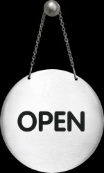 495565 Reversible Open/Closed PICTO Sign