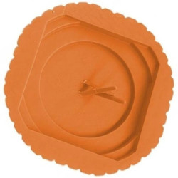 Pokrywka montażowa puszki p/t fi:68 pomarańczowa