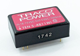 TEN5-4811WI przetwornica napięcia DC/DC 5V / 1A