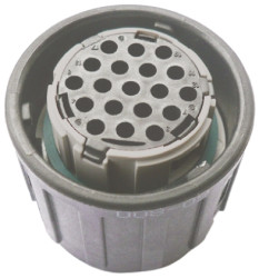 Wtyk Din 19 -pinowe Męski Montaż na kablu 48 V DC