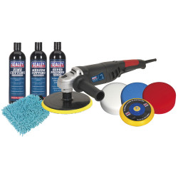 Sealey CPK05 &#xD8;180mm Pro Polishing &amp; Compounding Kit 1100W/230V