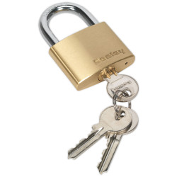 Sealey PL102 Brass Body Padlock 50mm