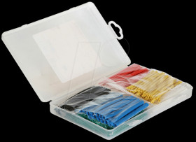 86278 Heat shrink tube box 230 pieces assorted colours