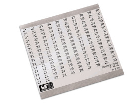 Naklejki znakujące Samoprzylepna karta znakująca WR-TBL Wurth Elektronik