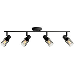 Philips 8720169299337 Palms Ceiling Floodlight E14 Black Moving Spot Heads