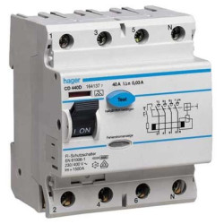 P304 40A 30mA AC wył.r-pr. CDC440J 3F HAGER