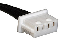Kabel przewód-płytka, PicoBlade, 125 V, 1 A, raster: 1.25mm, 600mm, Cyna, Czarny